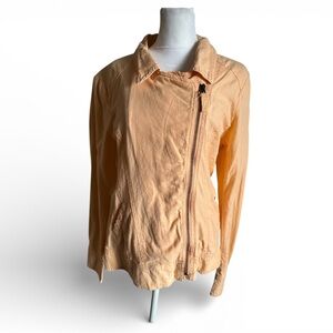 Maurices size L moto jacket